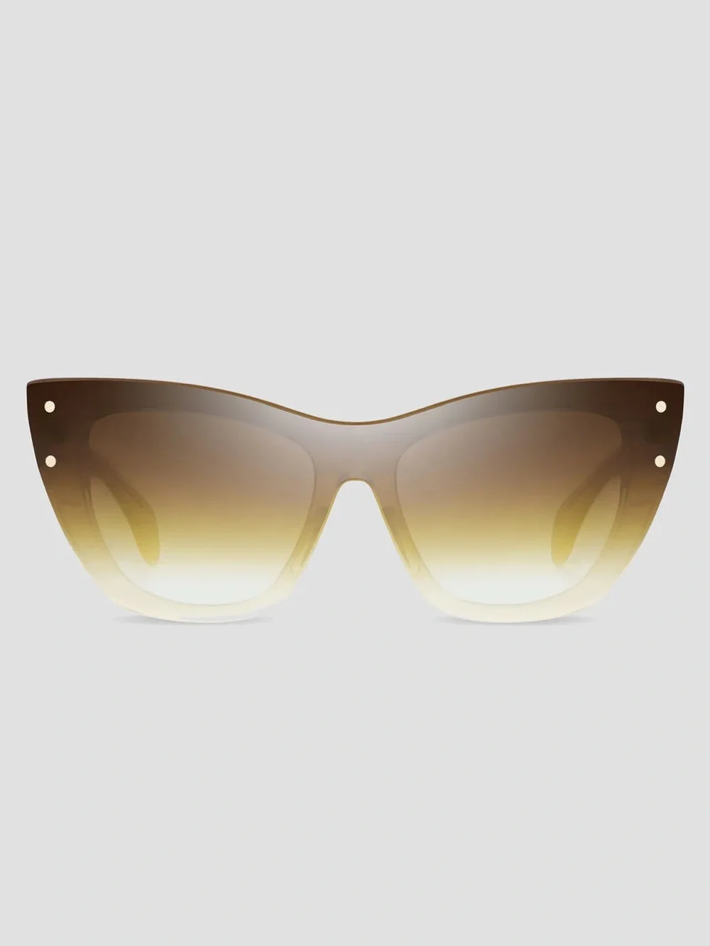 New BUGATTI 48L BNE Women's Brown Gradient Cat-Eye Sunglasses Authentic
